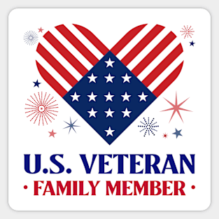 US Veteran Family Sticker